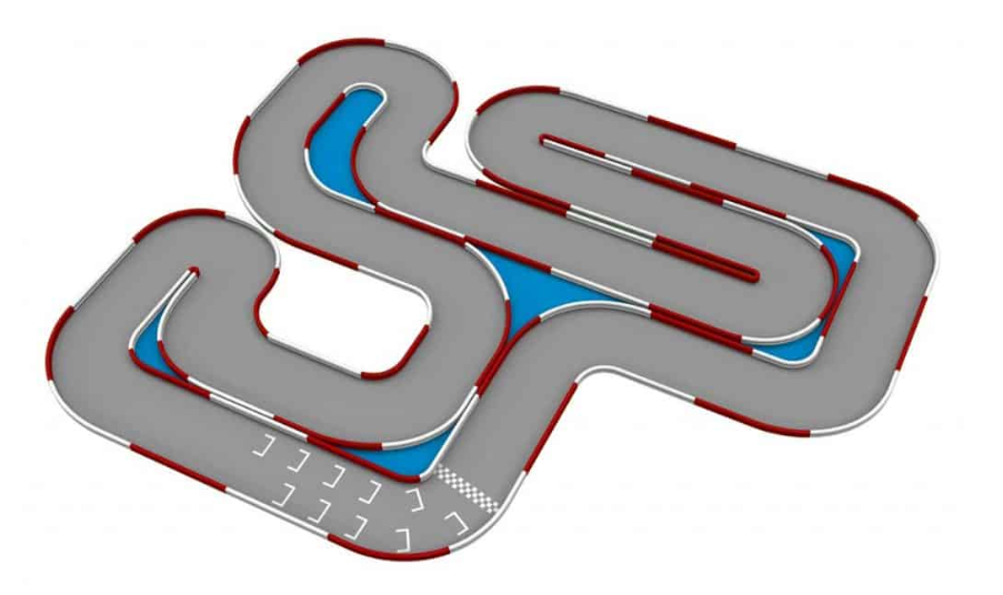 Example track layout